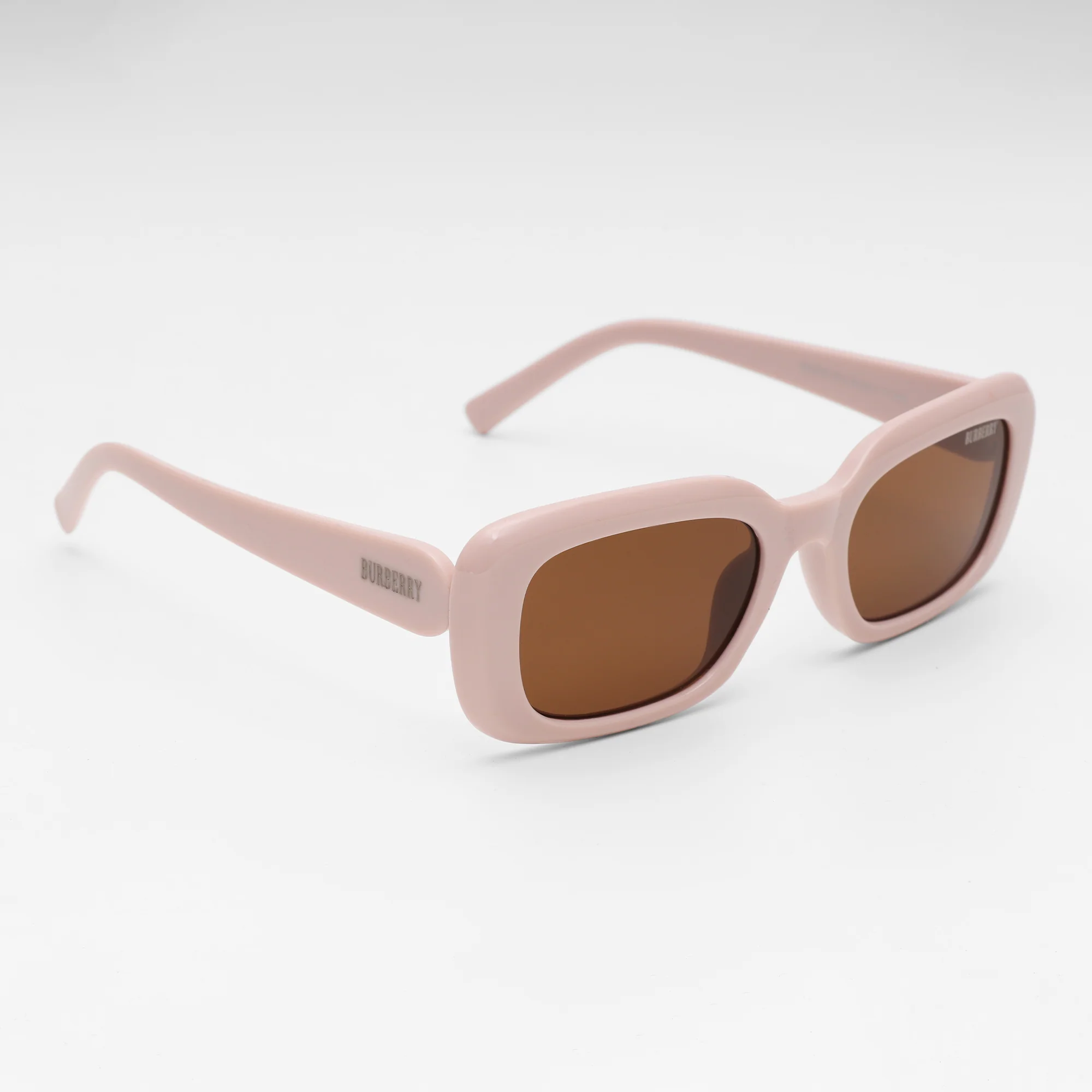 Blush Luxe Rectangular Sunglasses - Image 3