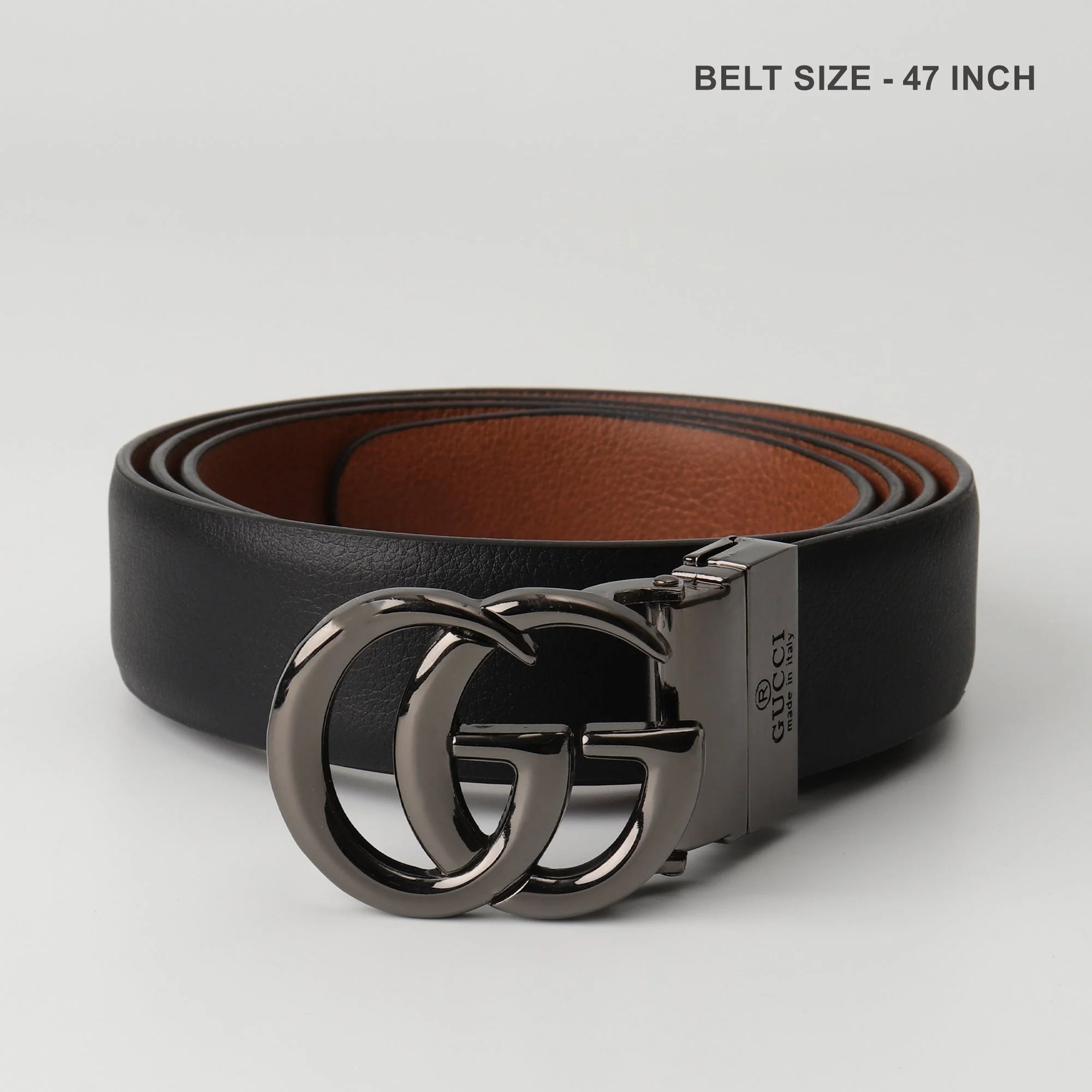 Double G Belt – Gunmetal Edition - Image 4