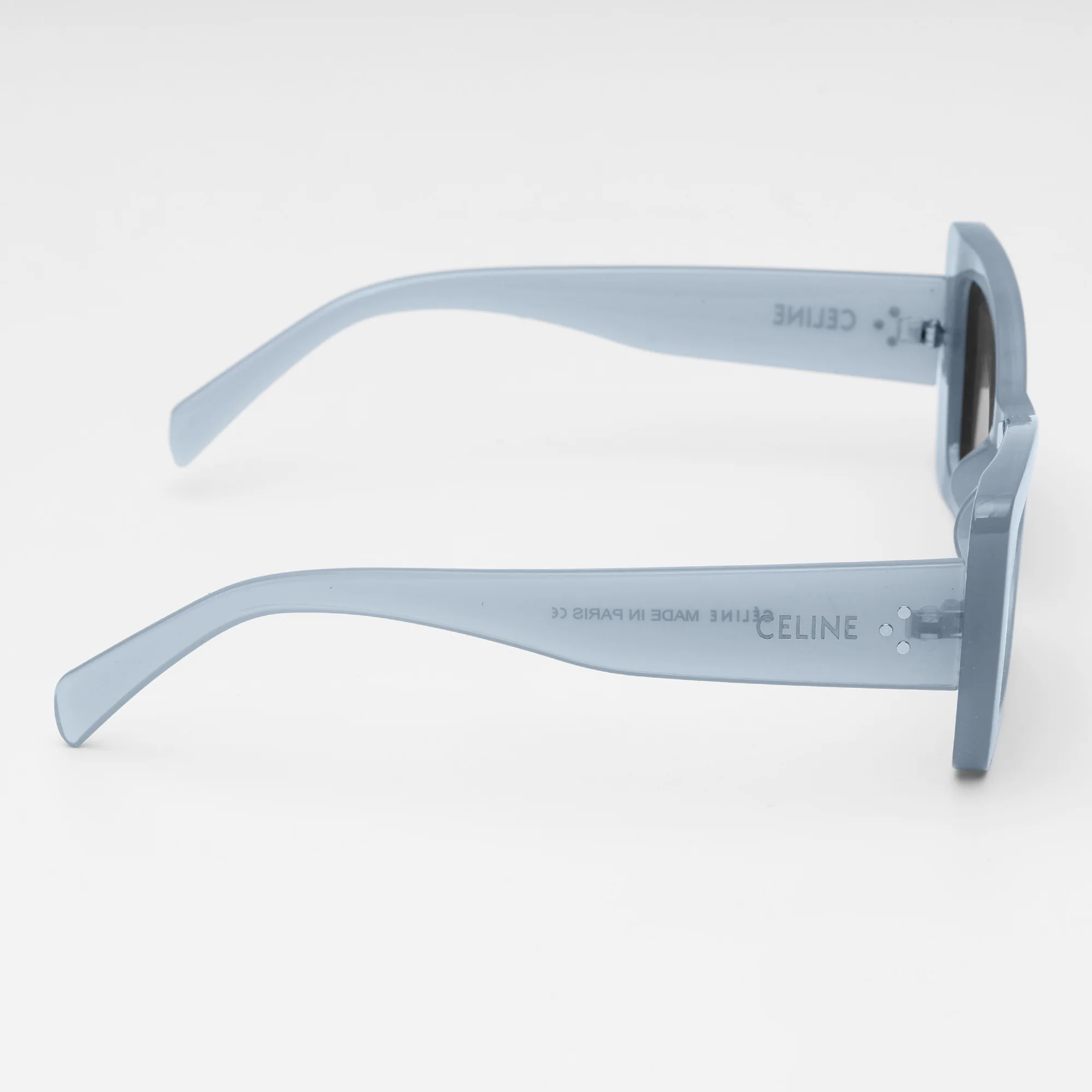 Ice Blue Cat-Eye Sunglasses by Celine - Image 3