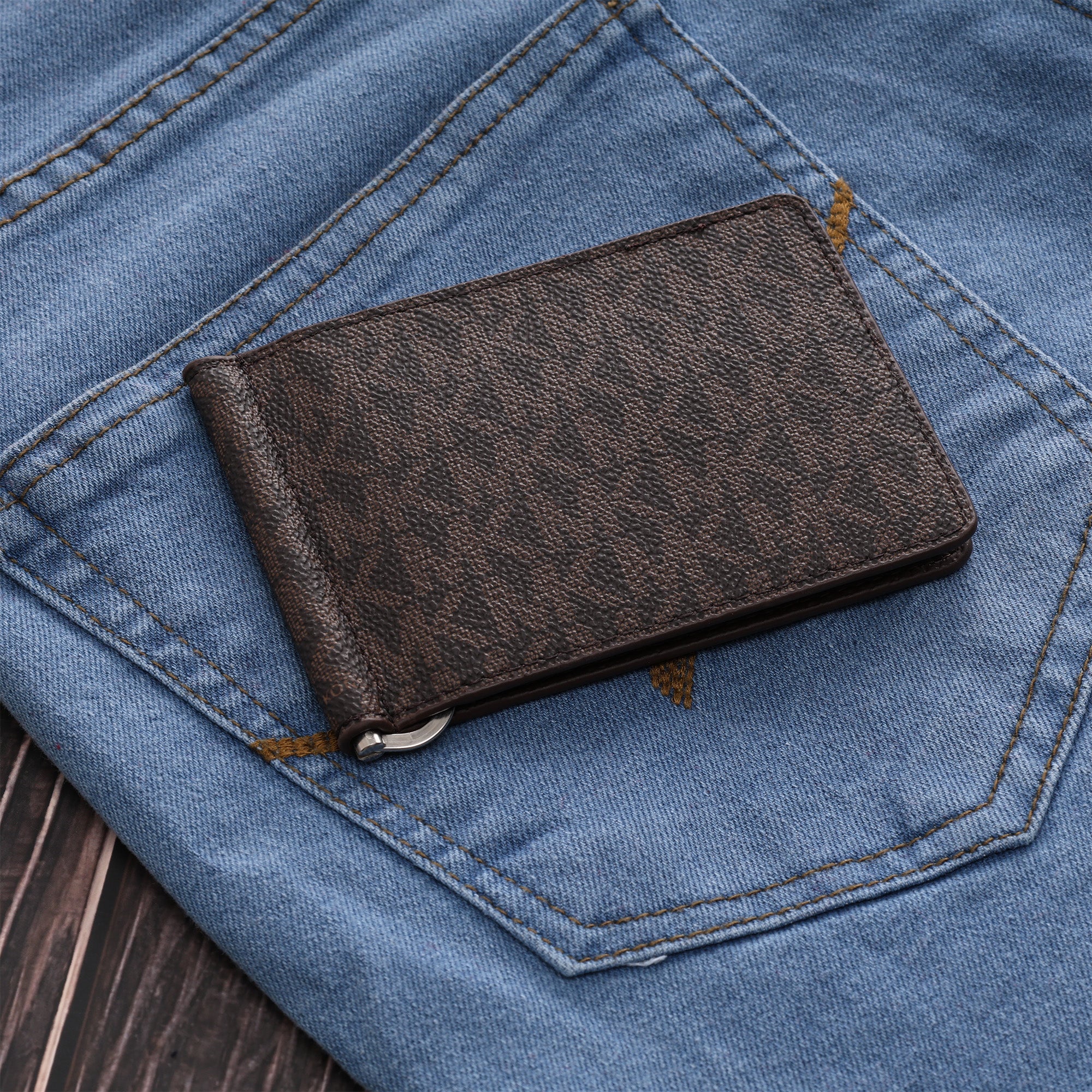 Kors Signature Monogram Leather Wallet - Image 5