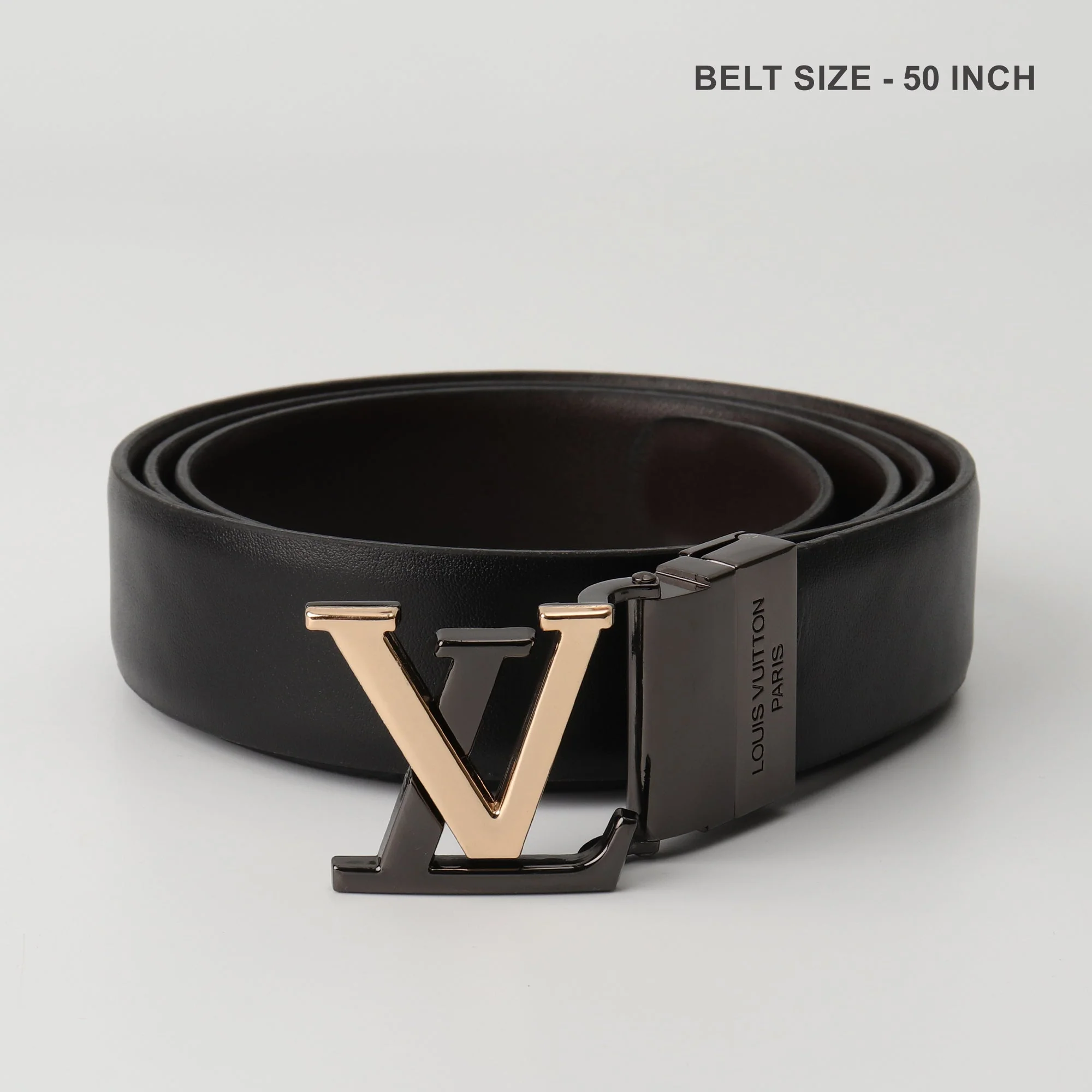 LV Initiales Eclipse Belt – Gold Accent - Image 4