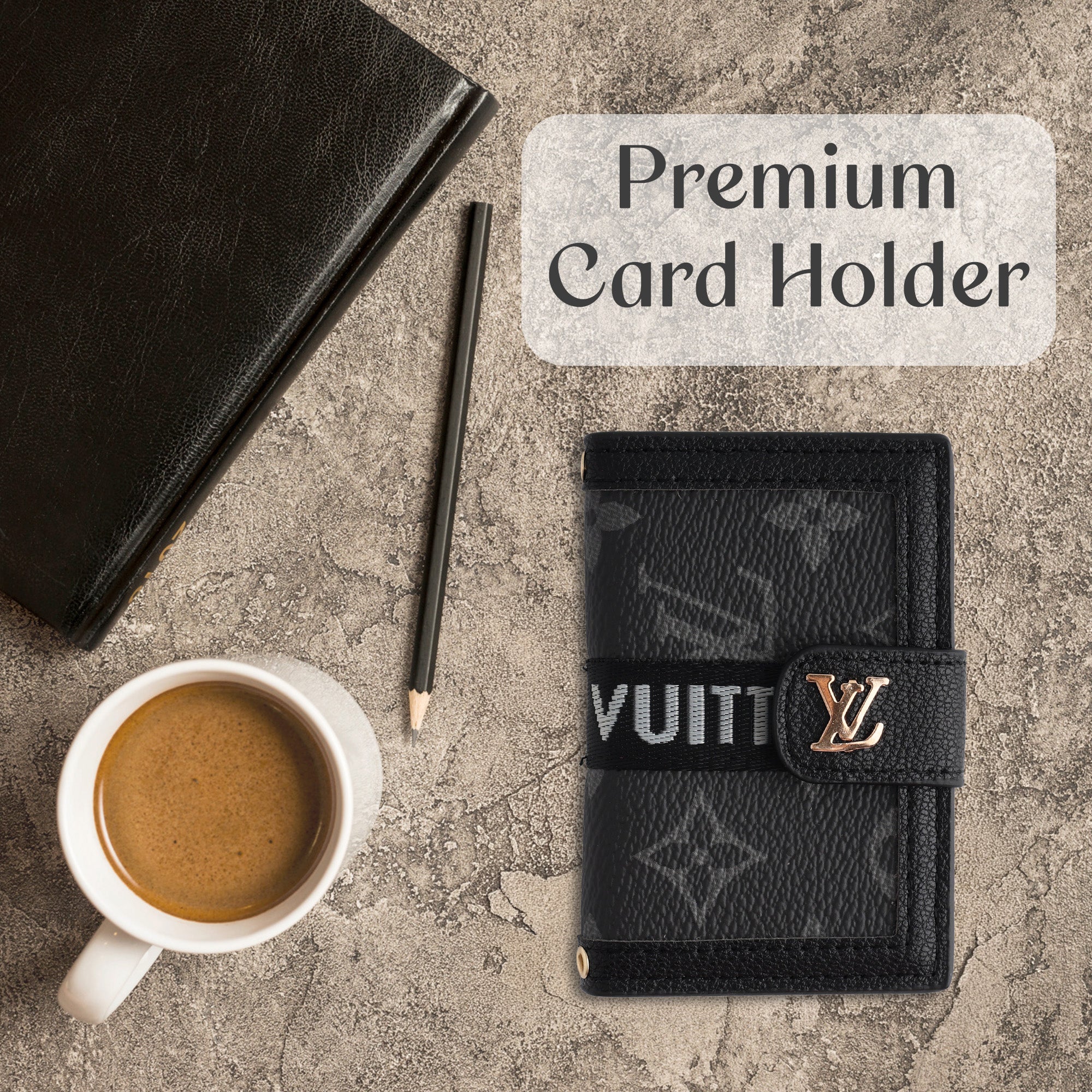 Urban LV-Inspired Strap Wallet - Image 3